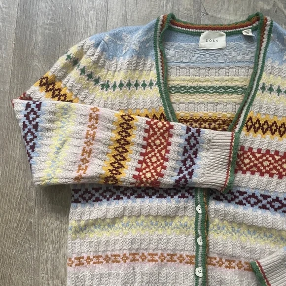 Cashmere DOEN ALBA CARDIGAN in cream Monte Rosa L - Picture 9 of 10